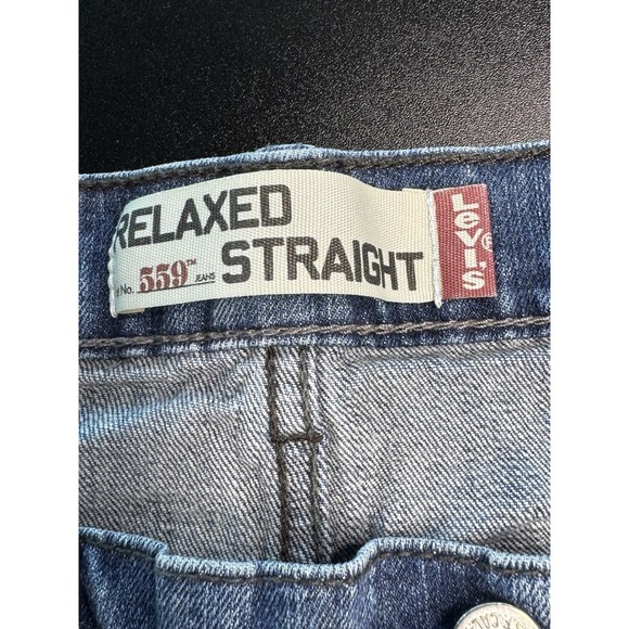 Levi Strauss & Co 559 Relaxed Straight Jeans Size 40X32 - Picture 4 of 4